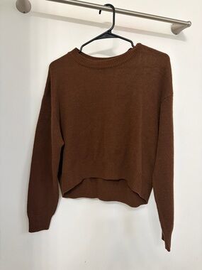 H&M Chocolate Brown Crewneck Sweater‎
